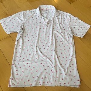 Johnnie-O Men’s Flamingo Golf Polo